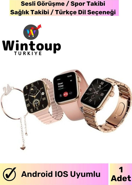İos/Android Uyumlu Kadın Smart Watch G9 Mini Flamingo Bileklik Hediyeli