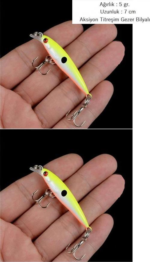 2 Adet 5 gr Rapala Lures Suni Balık Yemi Yapay Balık Yemi Lrf Yem At çek Balık Yemi