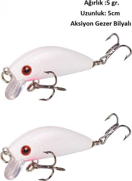 2 Adet 5 Gr Rapala Lures Yapay Suni Yem Jig YemTurna Levrek Alabalık Yemi MaketBalık