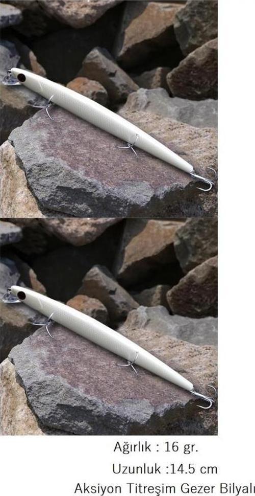 2 Adet Rapala Lures SuniYapayYem Maket BalıkLevrekLüferÇinekop,Rapala16Gr.14.5cm