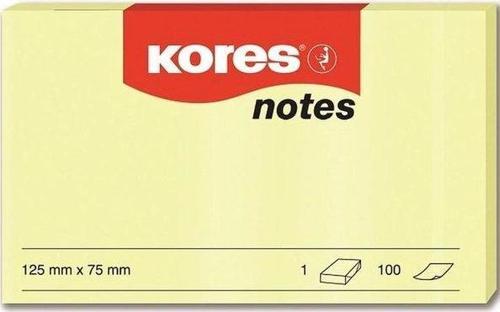 Yapışkanlı Sarı Not Kağıtları 125x75mm, 100 sayfalık blok 46125