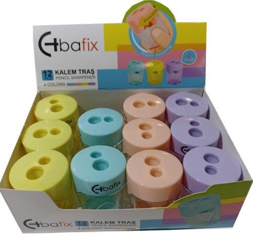 Kalemtıraş Çift Hazneli Kalemtıraş 12 Li Paket