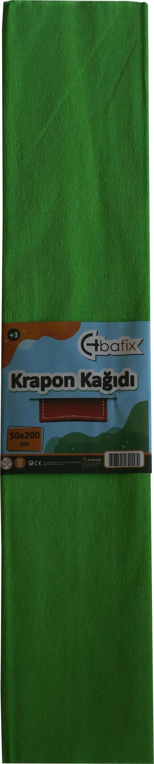 Krapon Kağıdı 50x200 CM Açık Yeşil Krapon Kağıdı 10 Lu Paket