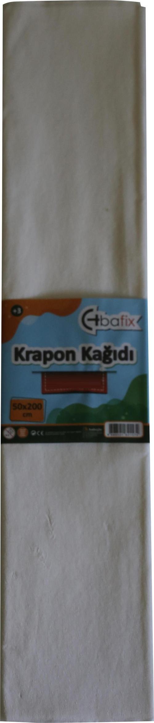 Krapon Kağıdı 50x200 CM Beyaz Krapon Kağıdı 10 Lu Paket
