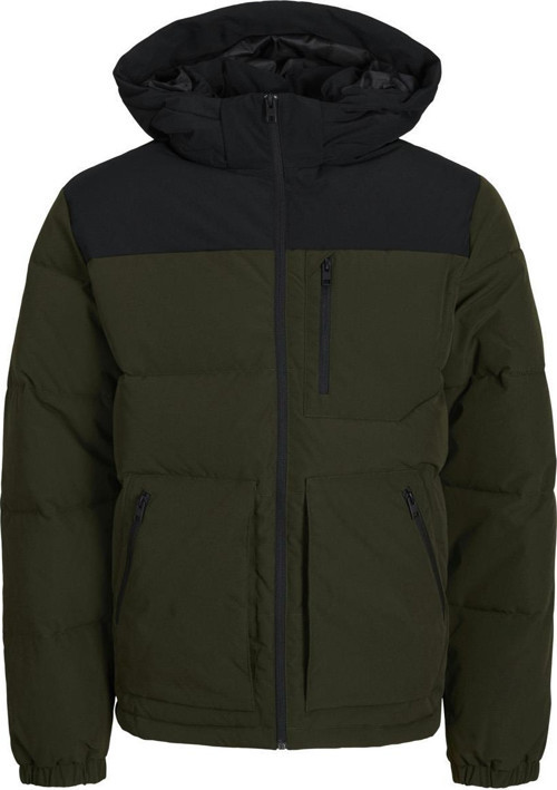 12258416 Jjeotto Puffer Jacket Sn Haki