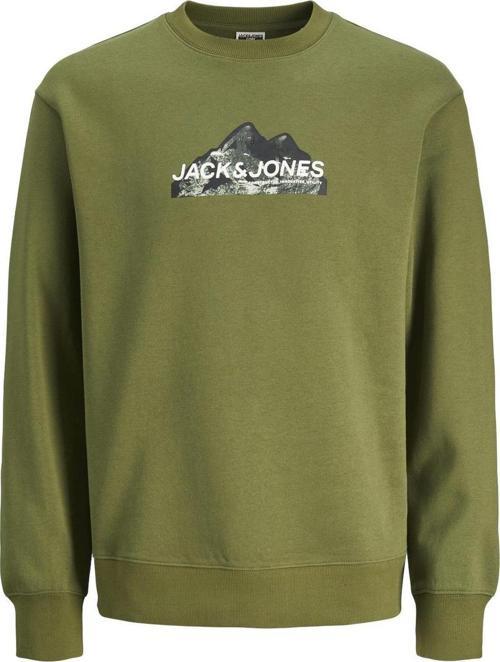 12262094 Jcomountain Logo Sweat Crew Neck Yeşil