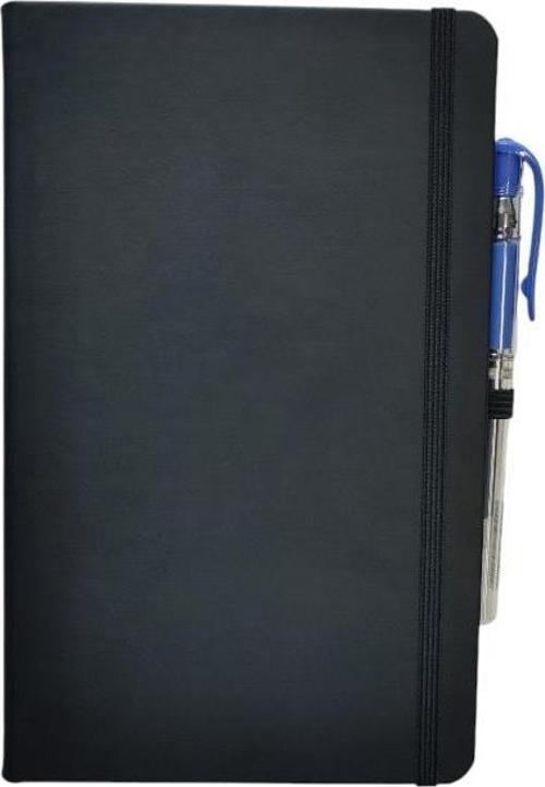 Tarihsiz 13x21 Siyah Çizgili Defter ivory Kağıt