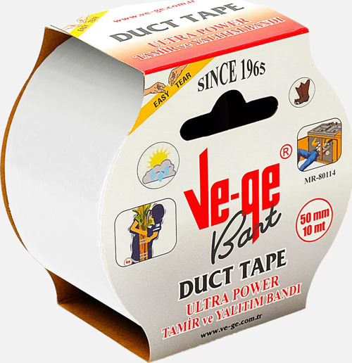 DUCT TAMİR BANDI BEYAZ 50MMX10 MT