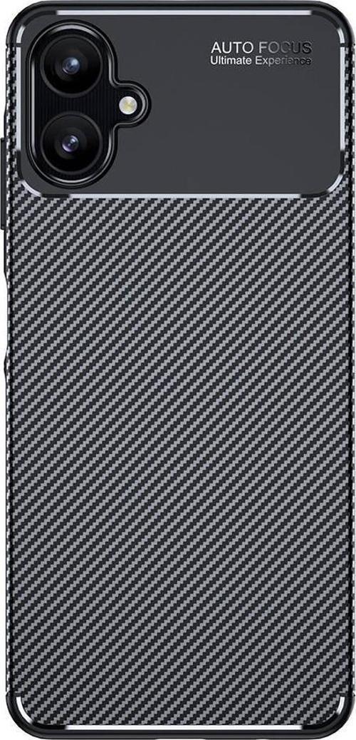Samsung Galaxy A06 Kılıf Darbe Emici Uzun Ömürlü Parmak İzi Yapmaz Karbon Tasarım Negro Kılıf