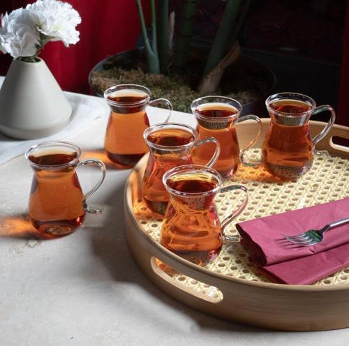 Dem Borosilikat 6 Lı Çay Bardağı Seti 15532