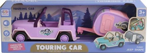 SS113A-SS113C Çekme Karavan Sesli Safari Araba -Birliktoys