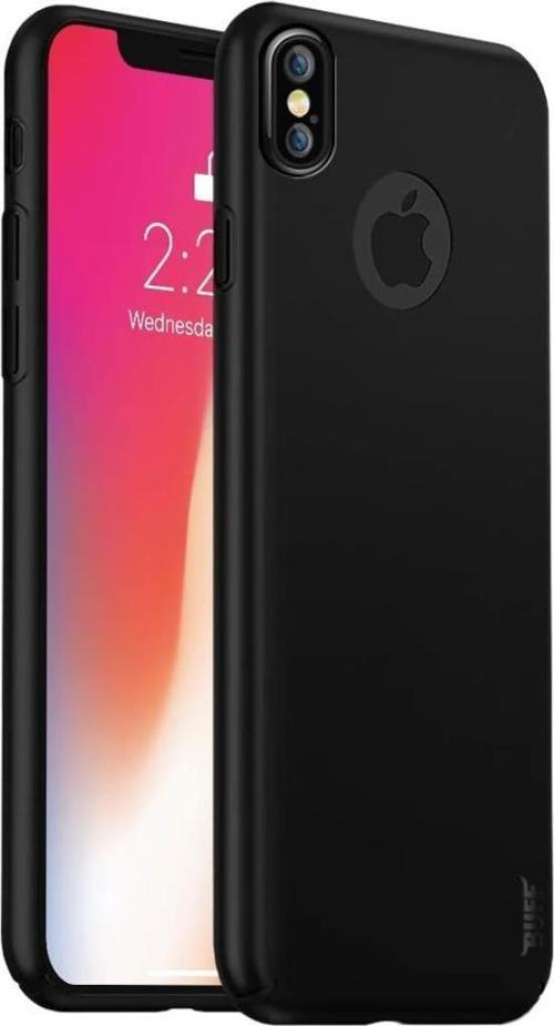 iPhone X ile Uyumlu Slim Fit Kılıf Matte Black