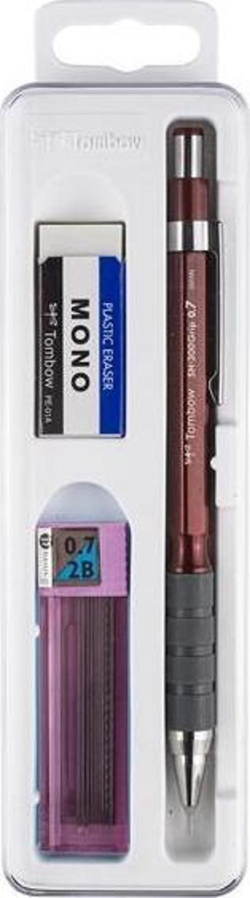Versatil Kalem SH-300 Grip 0.7 MM Plastik Kutulu Set Bordo