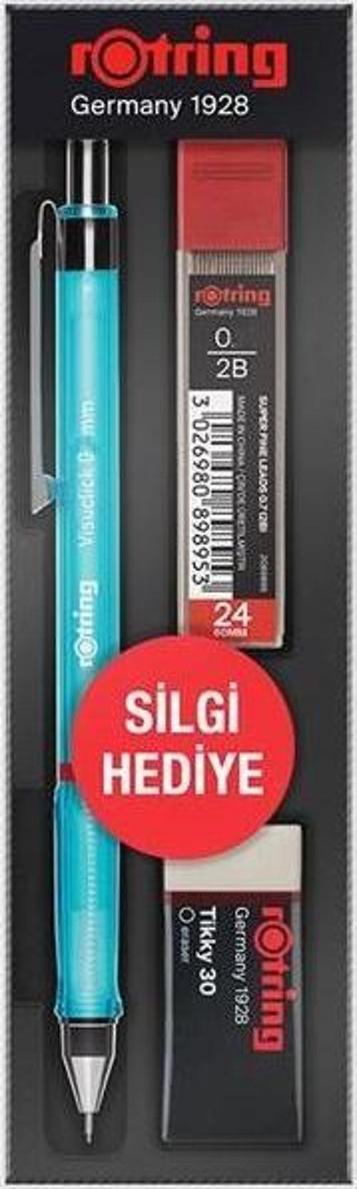 Visuclick 0.5mm Mavi Versatil Kalem + Silgi + Uç