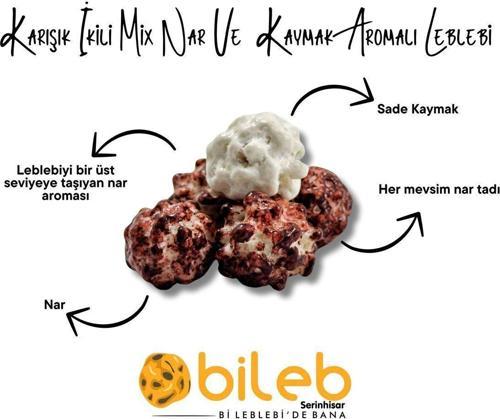Leblebi Karışık İkili Mix & Nar Ve Kaymak Aromalı Leblebi & ( 250 ) Gr
