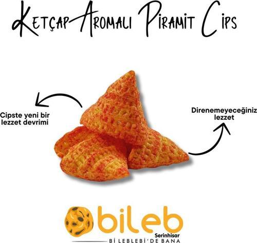 Piramit Cips Ketçap Aromalı (200 Gr)