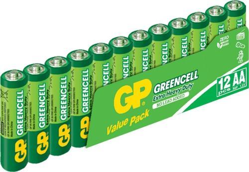 Greencell AA Çinko Kalem Pil 12'li Paket GP15G-VS12