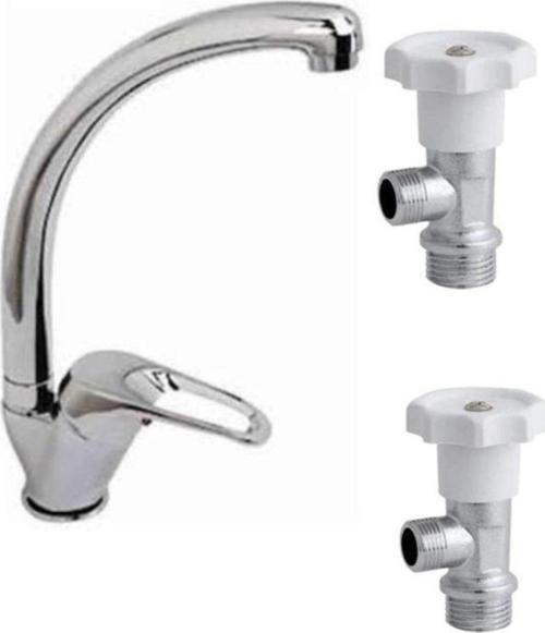 Kuğu Eviye & Lavabo Bataryası, Ara Musluk 2`Li Set