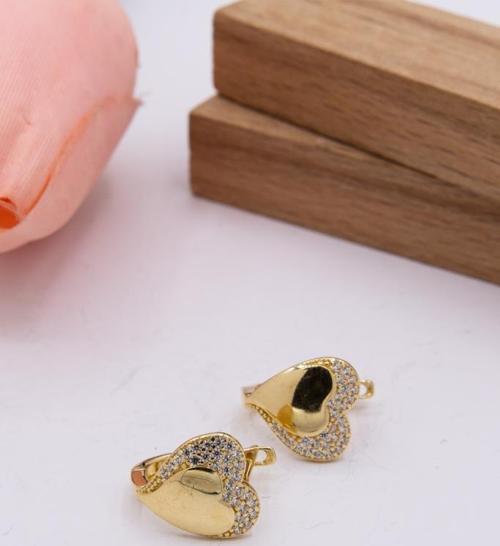 14 Ayar Altın Küpe J Klips Kadın Küpe LKKP1105