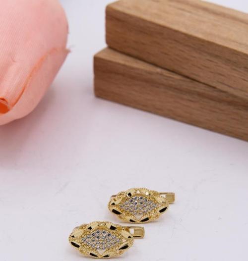 14 Ayar Altın Küpe J Klips Kadın Küpe LKKP1109
