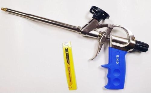 Makroyapı Ayarlı Köpük Tabancası Metal Gövde Ve Soma Dekupaj Ucu