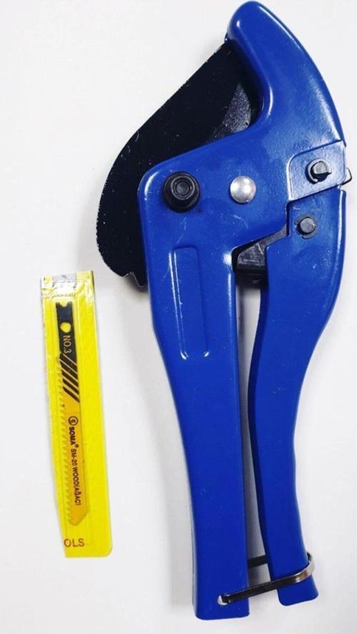 Makroyapı Boru Makası Pprc Plastik Boru Kesme Makası 42 Mm Ve Soma Dekupaj Ucu