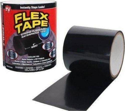 Flex Tape Su Sızdırmaz Bant Yama Bandı Suya Yalıtım Kauçuk Astarlı Delik Akıntı Sızıntı Tamir Seti