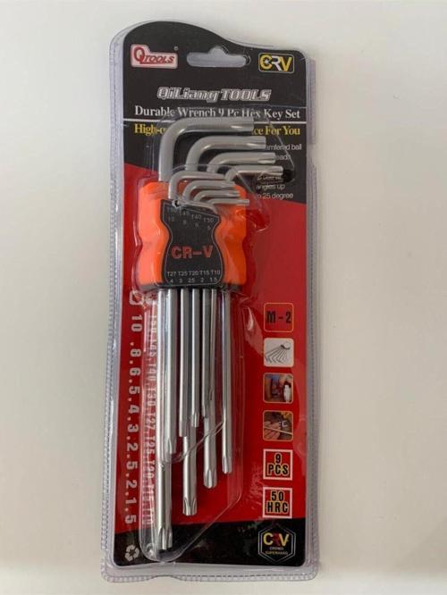 Yıldız Uç Alyan Seti Uzun 9 Pcs