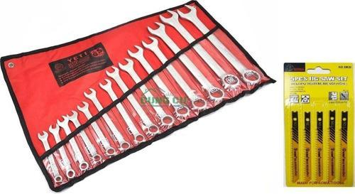 Kombine Düz-Yıldız Anahtar Takımı 14'Li Anahtar 8 X 32 Mm Ve Soma 1 Pkt Dekopaj