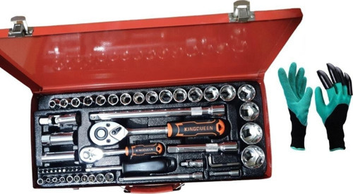 Yüksek Kalite Lokma Takımı 52 Parça Lokma Seti 1/4 Ve 1/2 Cırcırlı 8-32 Mm Lokma Set