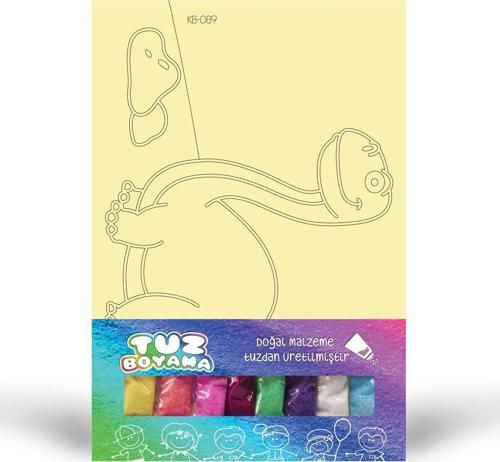 Dinozor Tuz Boyama Oyunu, Eğitici Aktivite, Kum Boyama Oyunu
