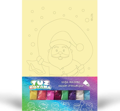 Noel Baba-2 Tuz Boyama Oyunu, Eğitici Aktivite, Kum Boyama Oyunu