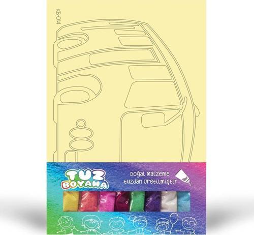 Otobüs-2 Tuz Boyama Oyunu, Eğitici Aktivite, Kum Boyama Oyunu