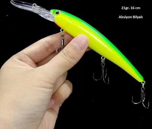 21Gr.RapalaSahte yemLuresTurnaLevrekLüfer,Ailesi Suniyem