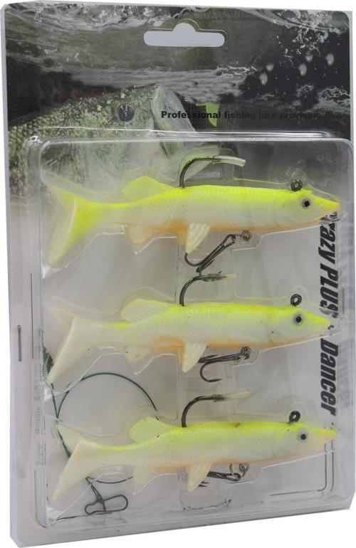 3 Adet Set 11.5cm 23gr.Silikon Balık sahte Yem SasiYem Rapala Lures YapayYem JigYem Maket Balık