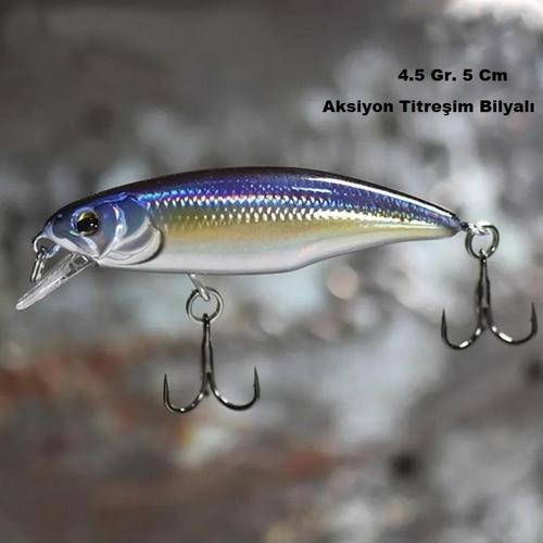 4.5Gr.5cm Sahte Yem JigYem Lures Turna Levrek Alabalık LüferAilesi Rapala Zoka Maket Balık
