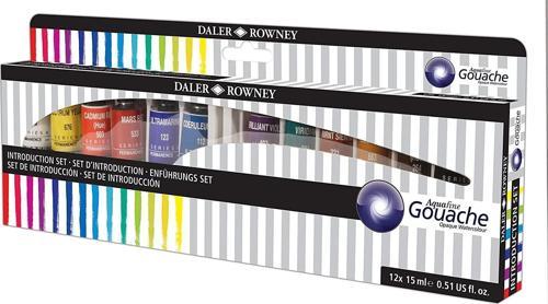 Aquafine Gouache Set 12x15ml