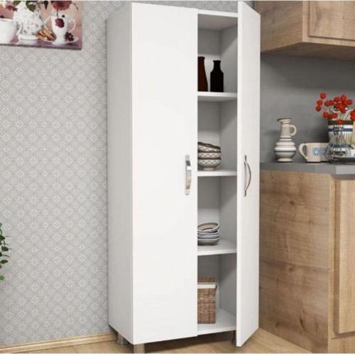 Nisa Tamamı Mdf Çok Amaçlı 4 Bölmeli Mutfak Banyo Dolap Kitaplık