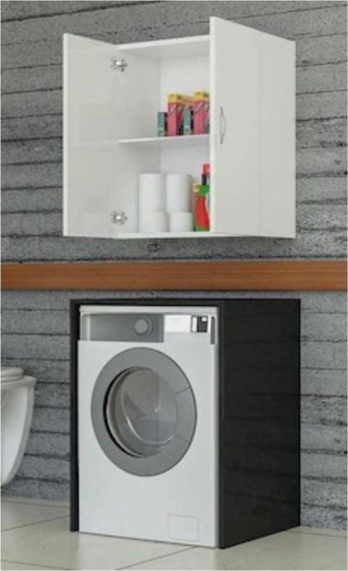 Aren Tamamı Mdf Banyo Üst Dolabı, Çamaşır Makinesı Üstü, Mutfak Dolabı