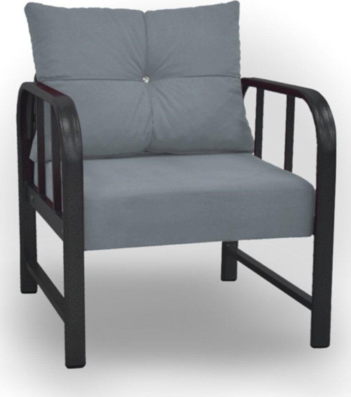 Yıldız Tekli Koltuk & Kanepe Bahçe Ve Balkon Koltuk Gri & Çelik Konstrüksiyon Üretim
