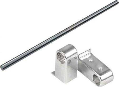 Arwino Starax 60 Cm Paslanmaz Krom Mutfak Askı Borusu Ve Bağlantı Aparatı