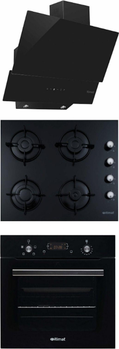 Siyah Pro Dijital Ankastre Set