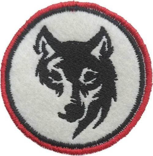 Ütü İle Yapışan Kurt Arma -Yama-Patch -6 Cm