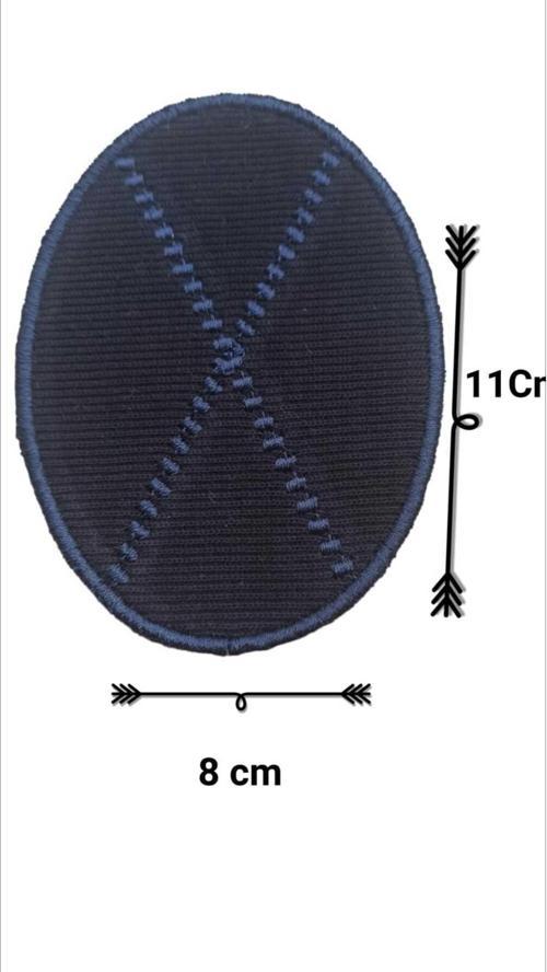 Ütü Ile Yapışan Dirseklik Lacivert X Model Dirsek Yama - Patch- 2 Adet