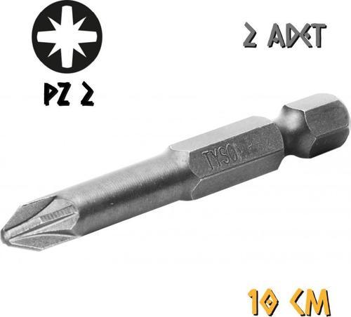 Tyson Vidalama Ucu Bits Uç - PZ2 Yıldız - 10 cm. - 2 Adet