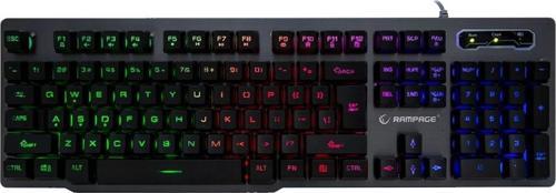 KB-R78 Q USB İNGİLİZCE  METAL KLAVYE,SİYAH