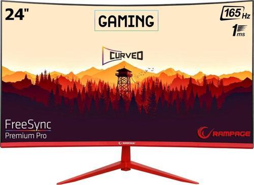 Blaze Bl24R165C 24" 165Hz 1Ms Csot Va Full Hd Freesync Pc Curved Oyuncu Monitörü