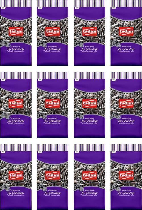 Ayçekirdeği 180 Gr Bol Tuzlu Kavrulmuş Siyah X 12 Adet
