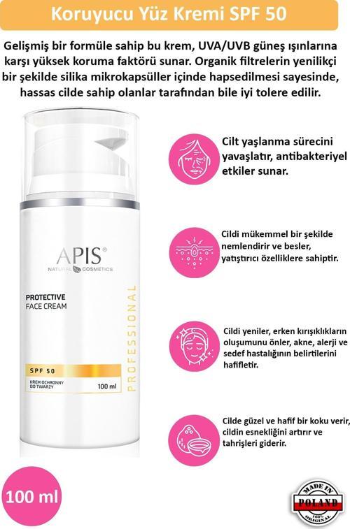 Güneş Koruyucu Yüz Kremi SPF 50 - 100ml