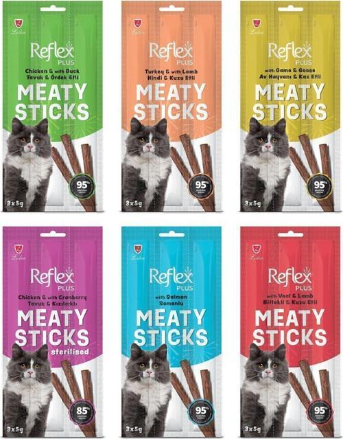 Meaty Sticks Karışık Ödül Maması Seti 3x5gr 6lı Paket